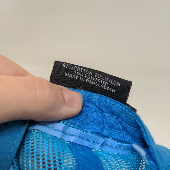 Pacific Snapback Mesh Back Trucker Hat Multi One Size Embroidered Fish - Picture 9 of 9